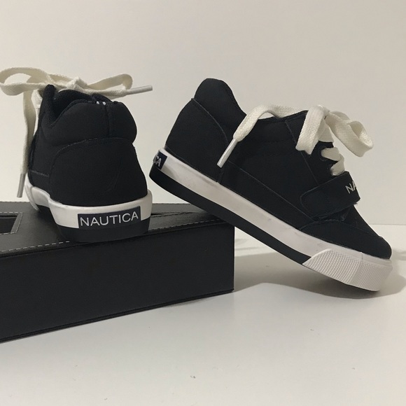 NEW BLACK TODDLER BOY SNEAKER - Picture 8 of 9